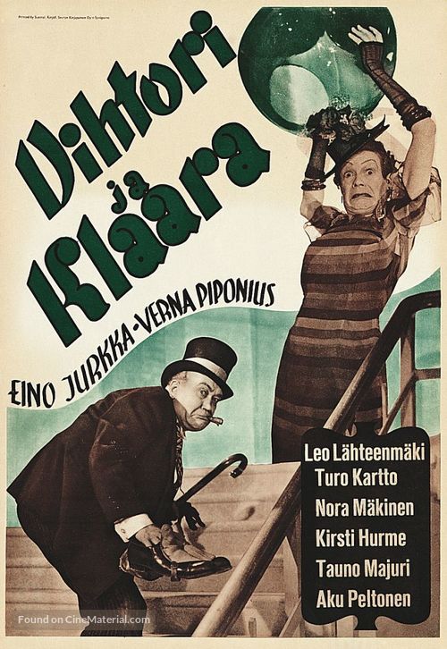 Vihtori ja Klaara - Finnish Movie Poster