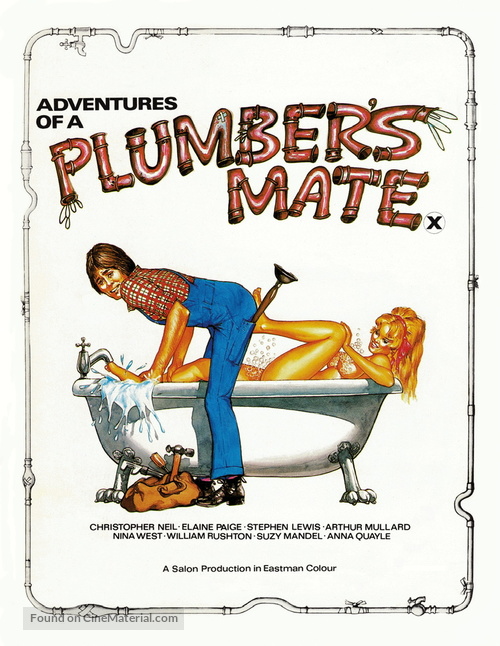 Adventures of a Plumber&#039;s Mate - British Movie Cover