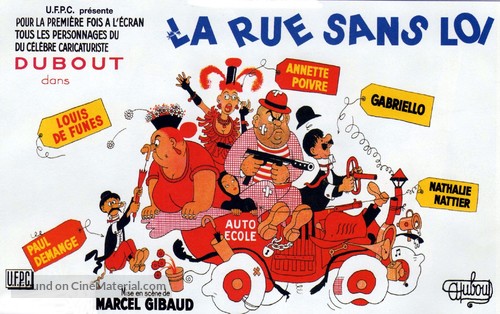 La rue sans loi - French Movie Poster