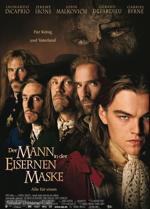 The Man In The Iron Mask - German Movie Poster