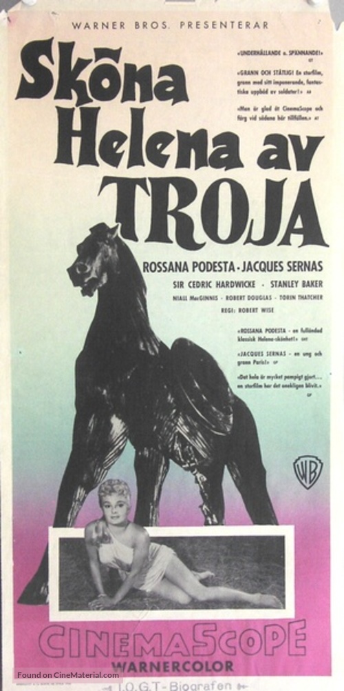 Helen of Troy - Swedish Movie Poster