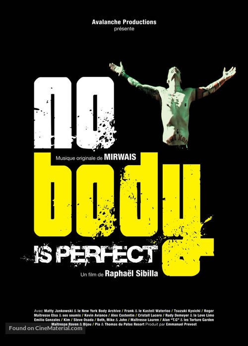 No Body Is Perfect - French Movie Poster