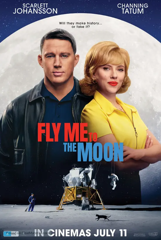 Fly Me to the Moon - Australian Movie Poster