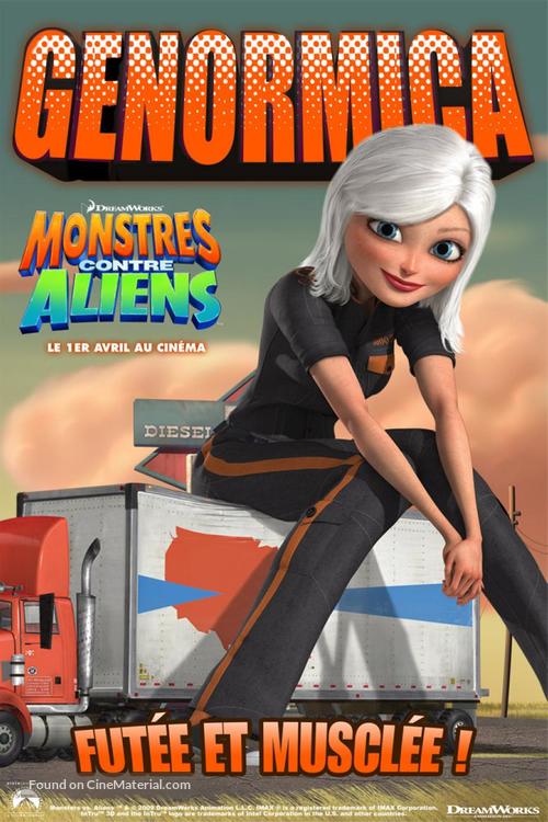 Monsters vs. Aliens - French Movie Poster