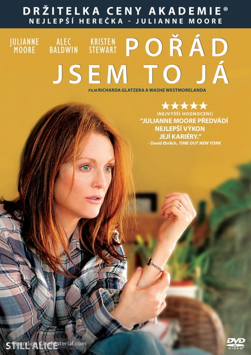 Still Alice - Czech DVD movie cover