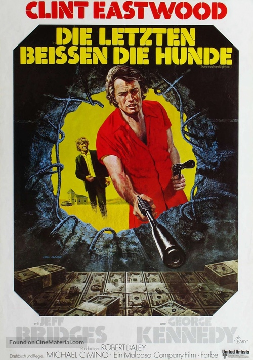 Thunderbolt And Lightfoot - German Movie Poster