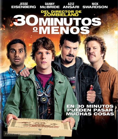 30 Minutes or Less - Argentinian Blu-Ray movie cover