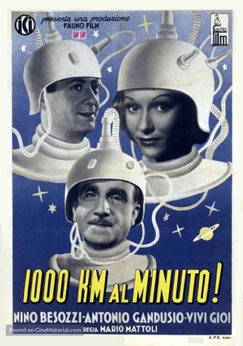 Mille chilometri al minuto - Italian Movie Poster