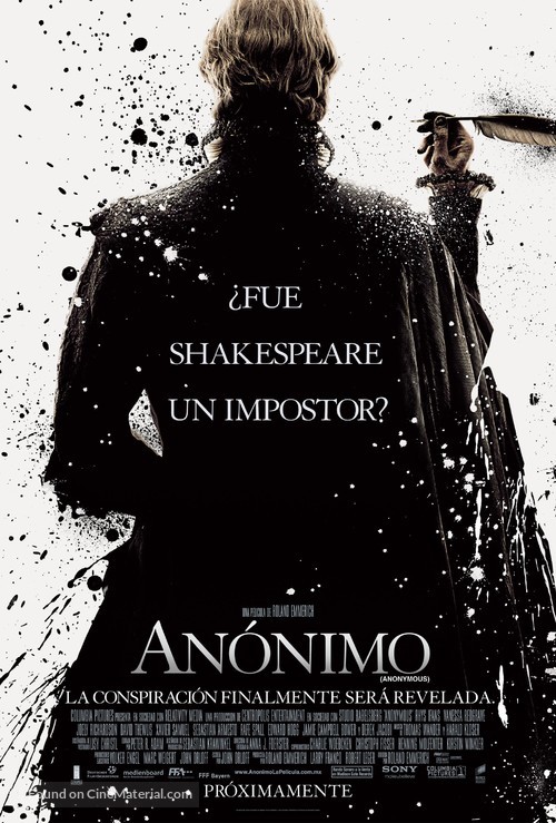 Anonymous - Mexican Movie Poster