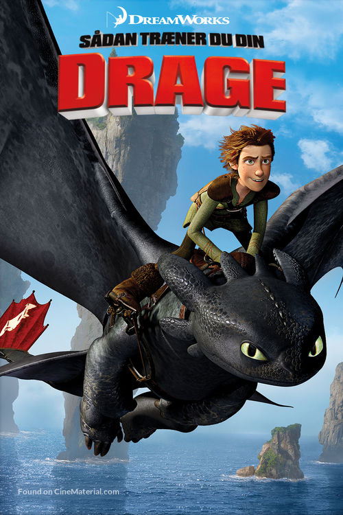 How to Train Your Dragon - Danish DVD movie cover