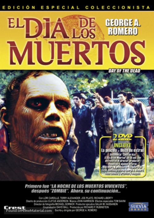 Day of the Dead - Spanish DVD movie cover