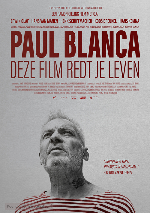 Paul Blanca, Deze film redt je leven - Dutch Movie Poster