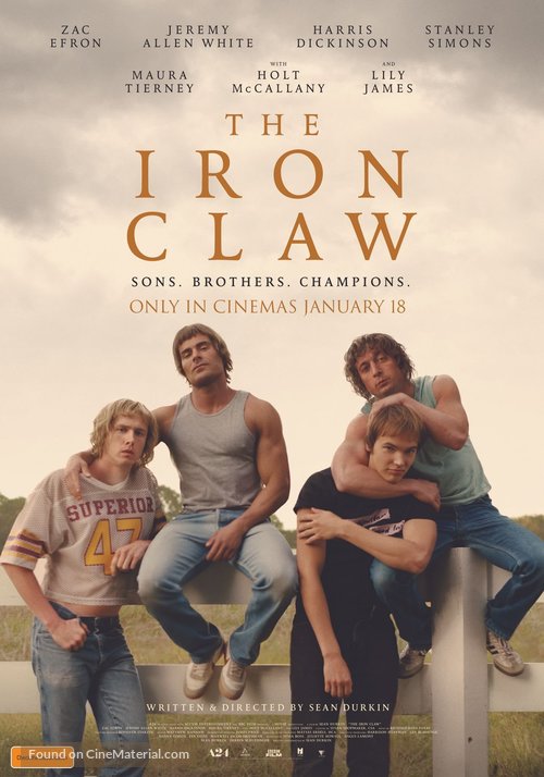 The Iron Claw - Australian Movie Poster