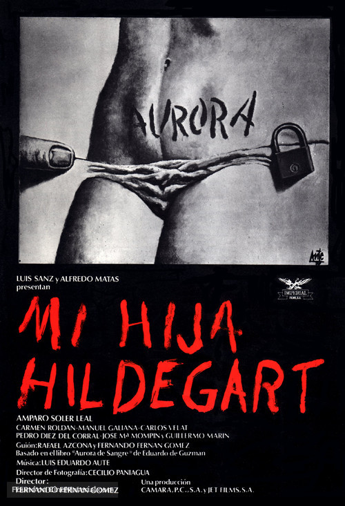 Mi hija Hildegart - Spanish Movie Poster