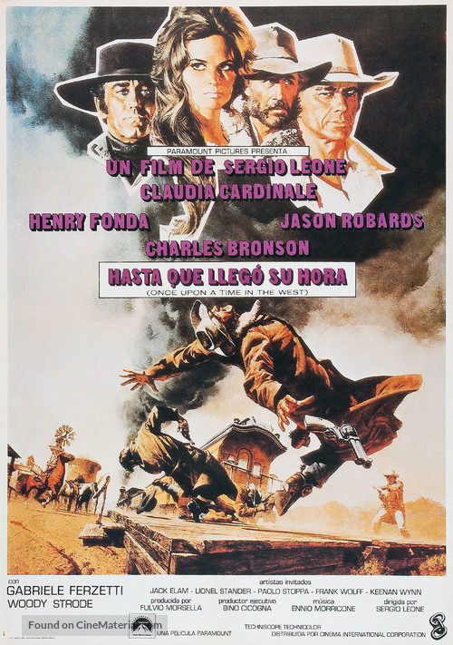 C&#039;era una volta il West - Spanish Movie Poster