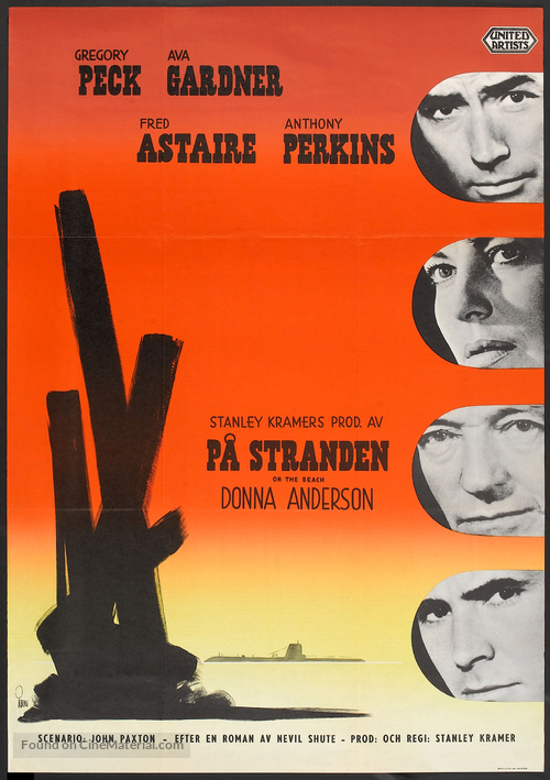 On the Beach - Swedish Movie Poster