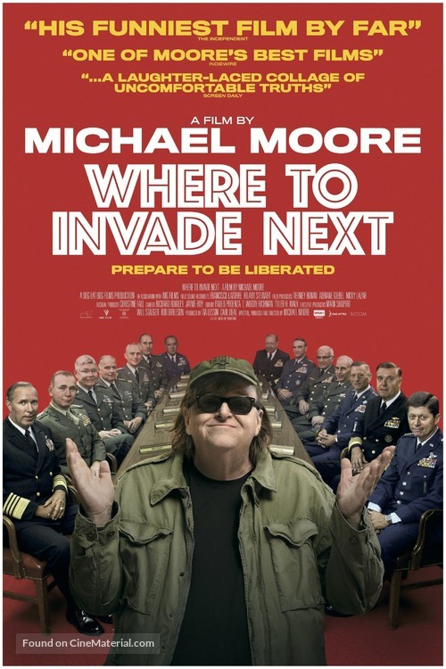 Where to Invade Next - Movie Poster