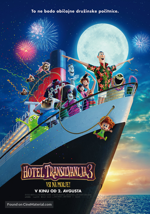 Hotel Transylvania 3: Summer Vacation - Slovenian Movie Poster