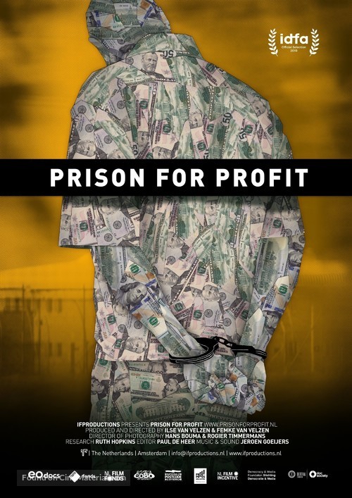 Prison for Profit - Dutch Movie Poster