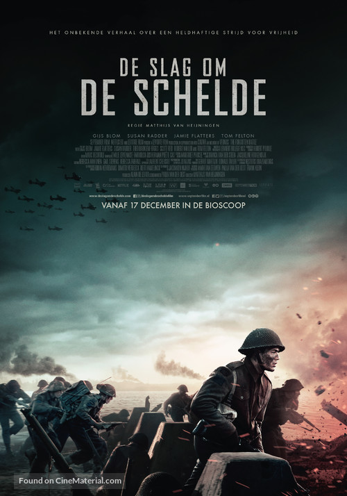 De Slag om de Schelde - Dutch Movie Poster