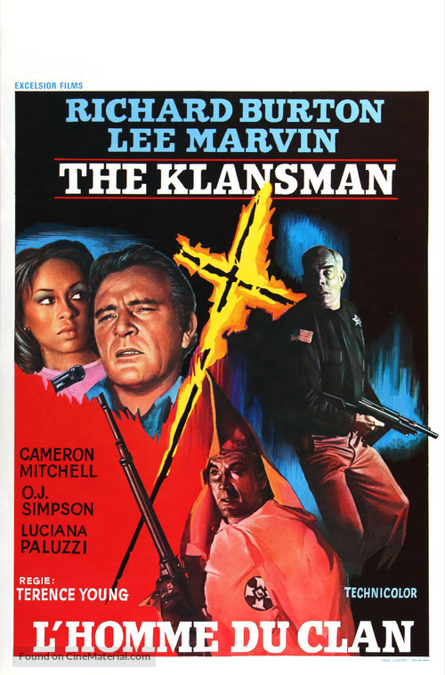 The Klansman - Belgian Movie Poster