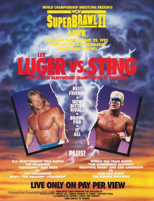WCW SuperBrawl II - Movie Poster