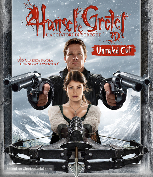 Hansel &amp; Gretel: Witch Hunters - Italian Blu-Ray movie cover