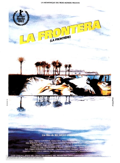 La frontera - French Movie Poster