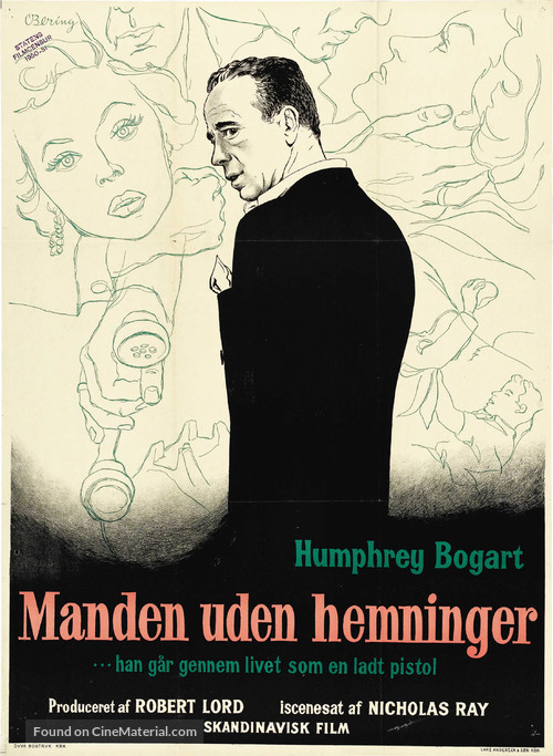 In a Lonely Place - Danish Movie Poster