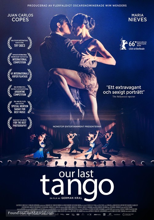 Un tango m&aacute;s - Swedish Movie Poster