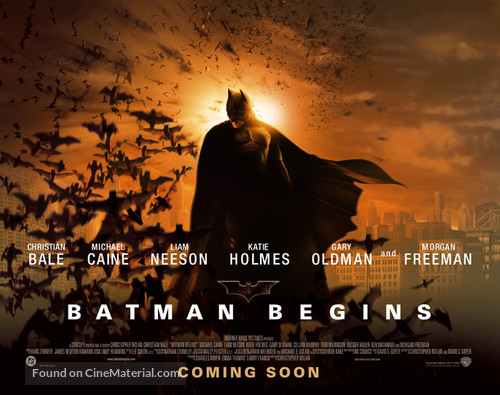 Batman Begins - British Movie Poster