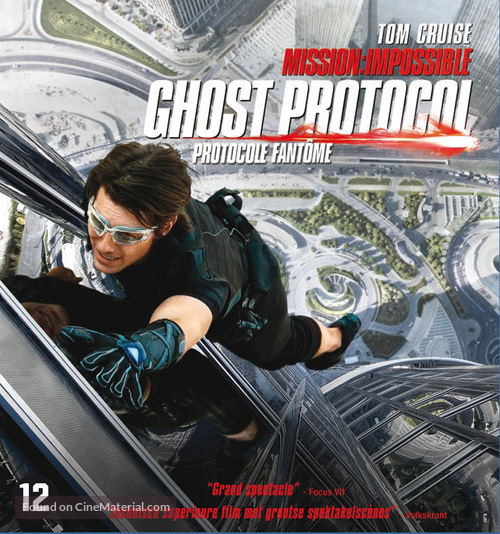 Mission: Impossible - Ghost Protocol - Belgian Blu-Ray movie cover