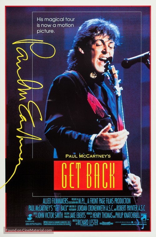 Get Back - Movie Poster