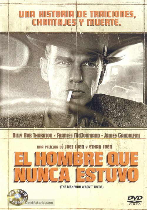 The Man Who Wasn&#039;t There - Argentinian Movie Cover