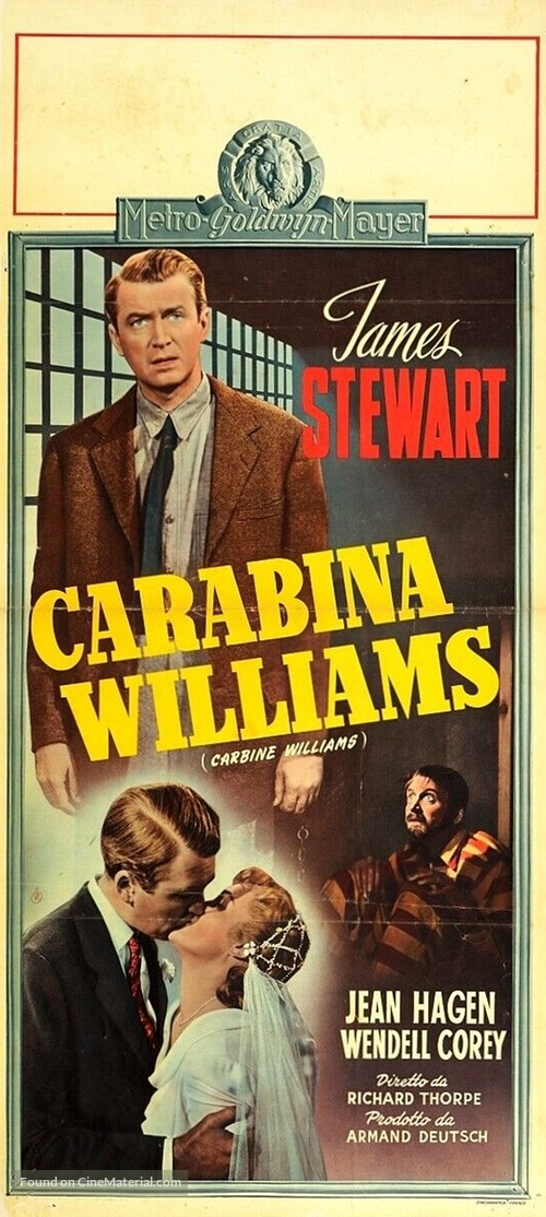 Carbine Williams - Italian Movie Poster