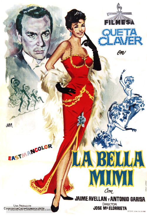 La bella Mim&iacute; - Spanish Movie Poster