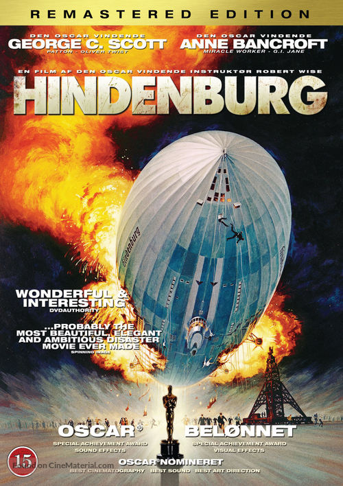 The Hindenburg - Danish DVD movie cover