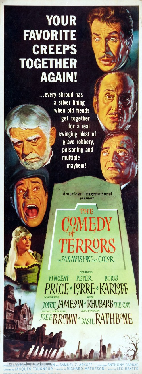 The Comedy of Terrors - Movie Poster