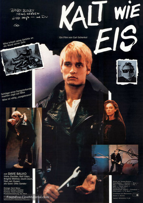 Kalt wie Eis - German Movie Poster