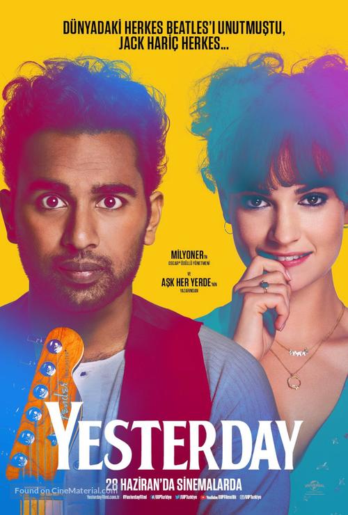 Yesterday - Turkish Movie Poster