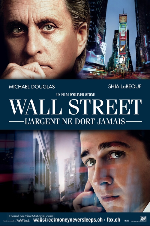 Wall Street: Money Never Sleeps - Swiss Movie Poster