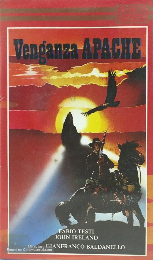 Dieci bianchi uccisi da un piccolo indiano - Spanish VHS movie cover