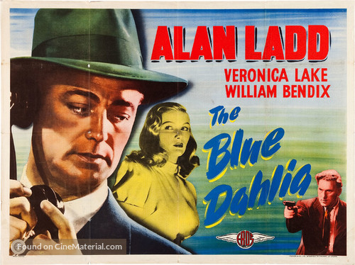The Blue Dahlia - British Movie Poster