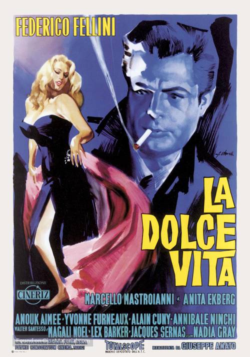 La dolce vita - Italian Movie Poster