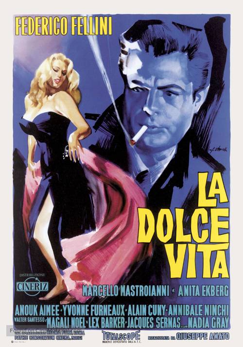 La dolce vita - Italian Movie Poster