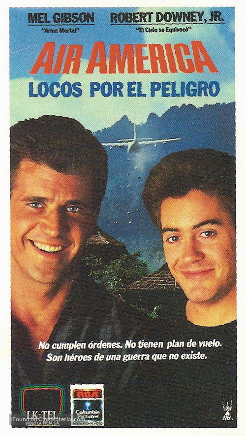 Air America - Argentinian VHS movie cover