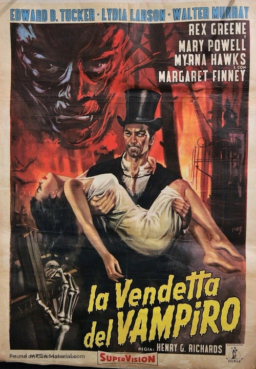 El mundo de los vampiros - Italian Movie Poster