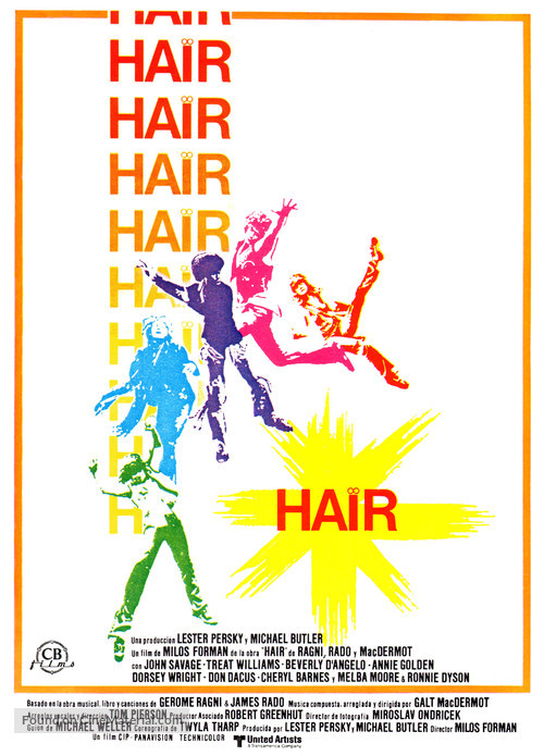 Hair - Spanish Movie Poster
