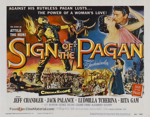 Sign of the Pagan - Movie Poster