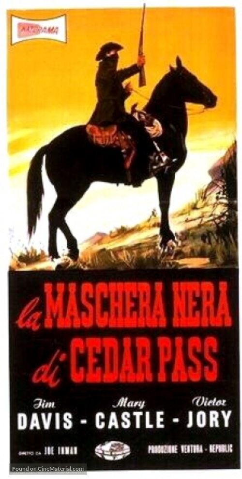 The Last Stagecoach West - Italian Movie Poster